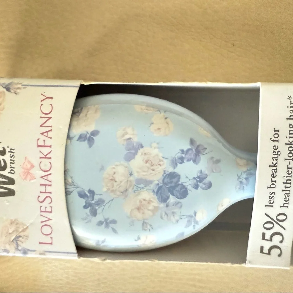 LoveShackFancy X  Wet Brush MINI Detangler Brush Everblooming Rosettes